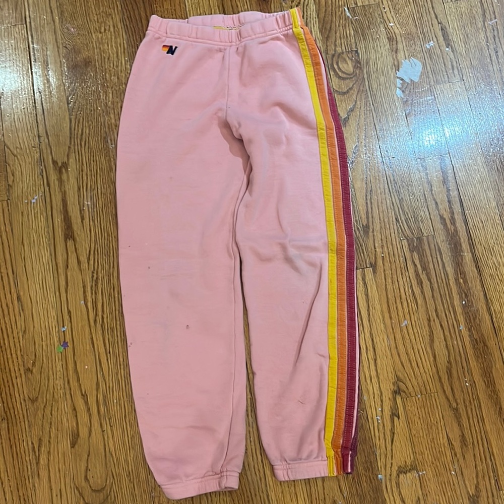 Aviator nation 5 stripe kids sweatpants